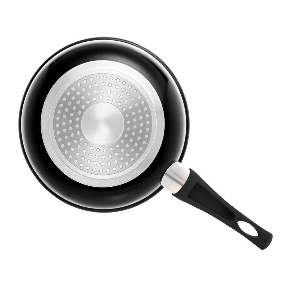 Frigideira de Indução Lyor em Alumínio com Revestimento Cerâmico Granilite Vermelha - 24cm - 5