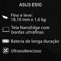 Notebook 15,6" ASUS Vivobook Go 15 E510KA-BR808WS Windows 11 Intel Celeron Dual Core 4GB RAM 128GB eMMC Preto - 2