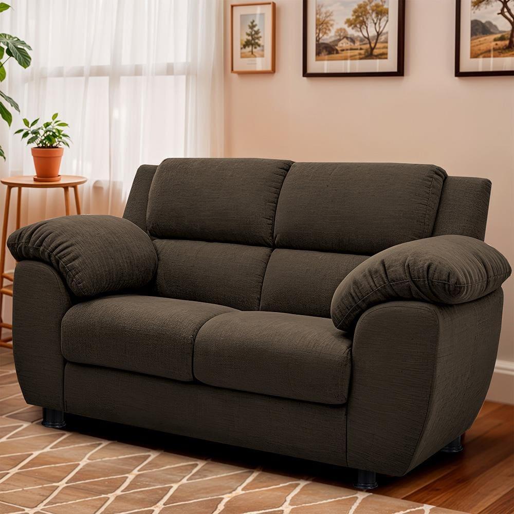 Sofá 2 Lugares Cama inBox Paris com 152cm de Largura e Revestido em Bouclé - 1