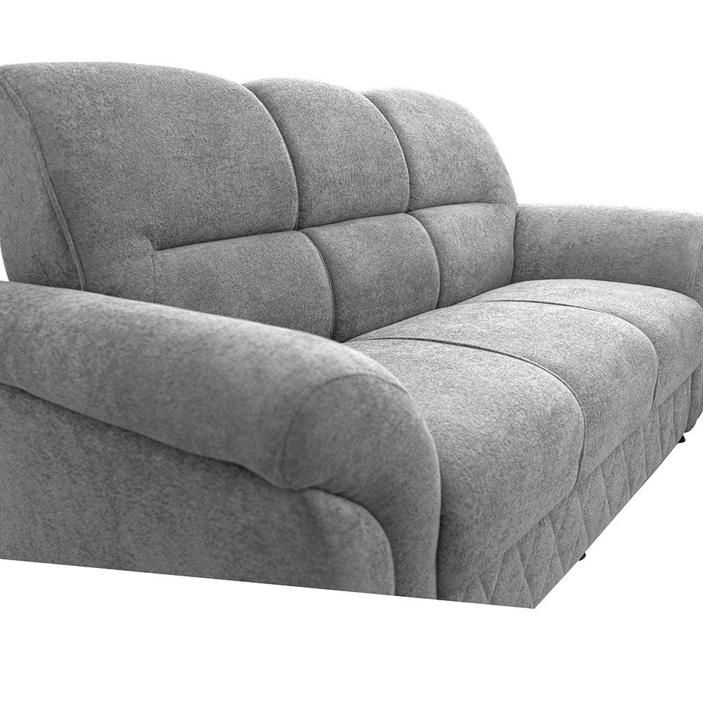 Sofá 3 Lugares Cama inBox Mourato com 187cm de Largura e Revestido em Bouclé - 4