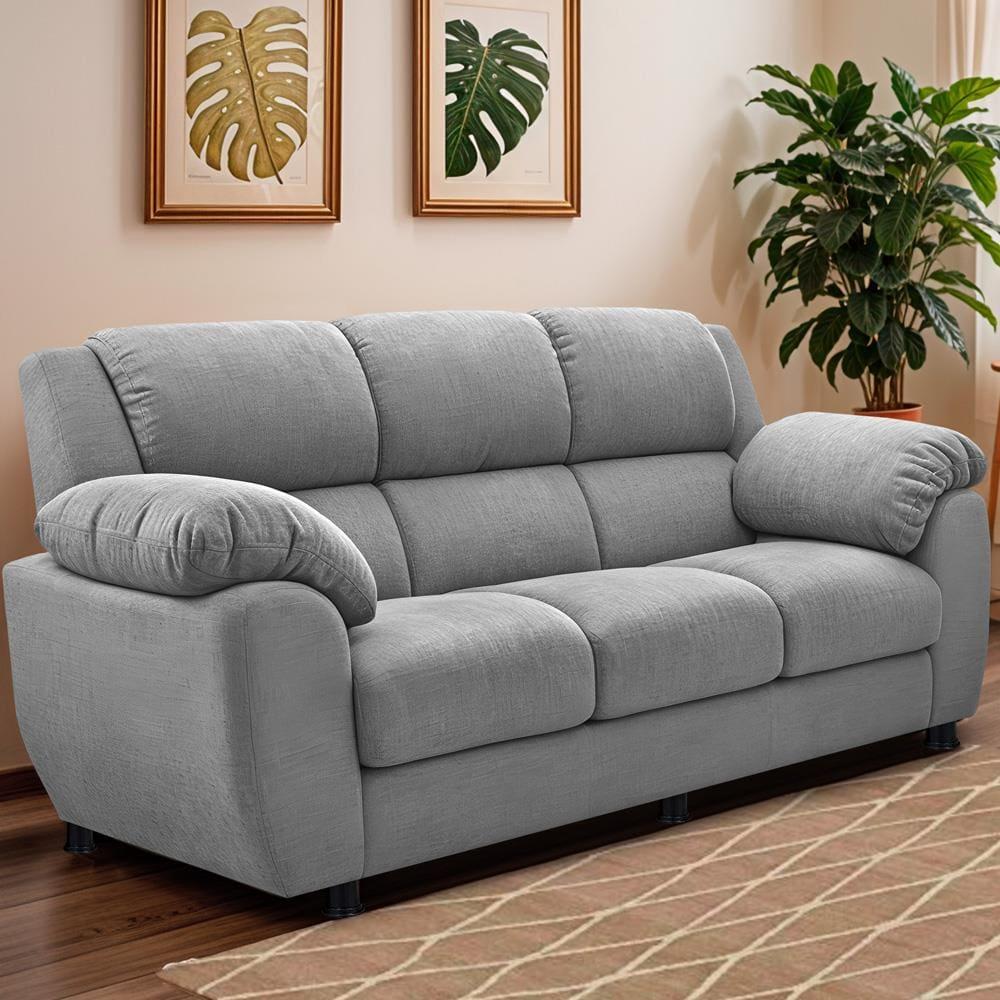 Sofá 3 Lugares Cama inBox Paris com 202cm de Largura e Revestido em Bouclé - 1