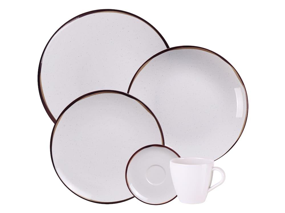 Aparelho de Jantar 20 peças Tramontina Canyon Porcelana Marmorizada - 5