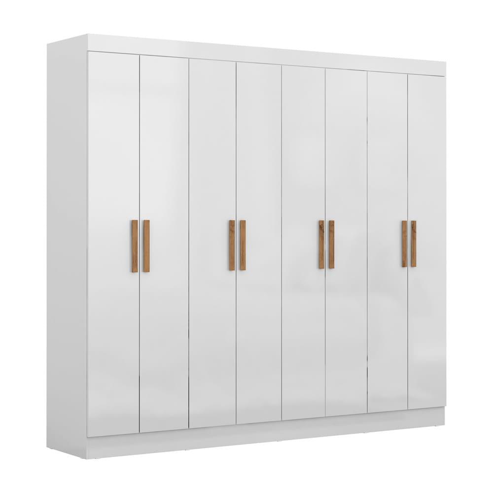 Guarda-Roupa Maxel New Royale com 8 Portas, 4 Gavetas e 6 Prateleiras - 218cm de largura - 2