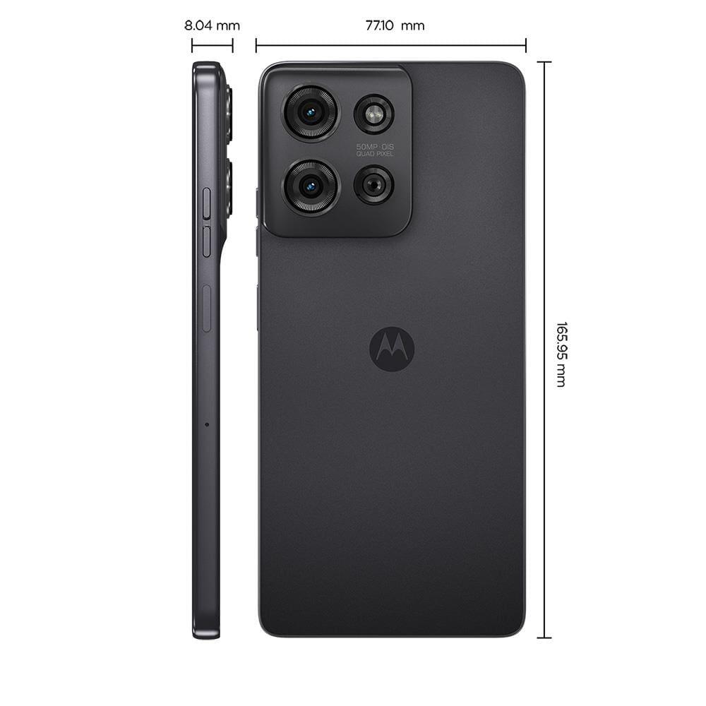 Smartphone Motorola Moto g75 Preto 5G 256GB, 8GB RAM + 8GB RAM Boost, 50MP Sony Lytia 600 Câmera Moto AI e Ultrarresistência Militar - 6