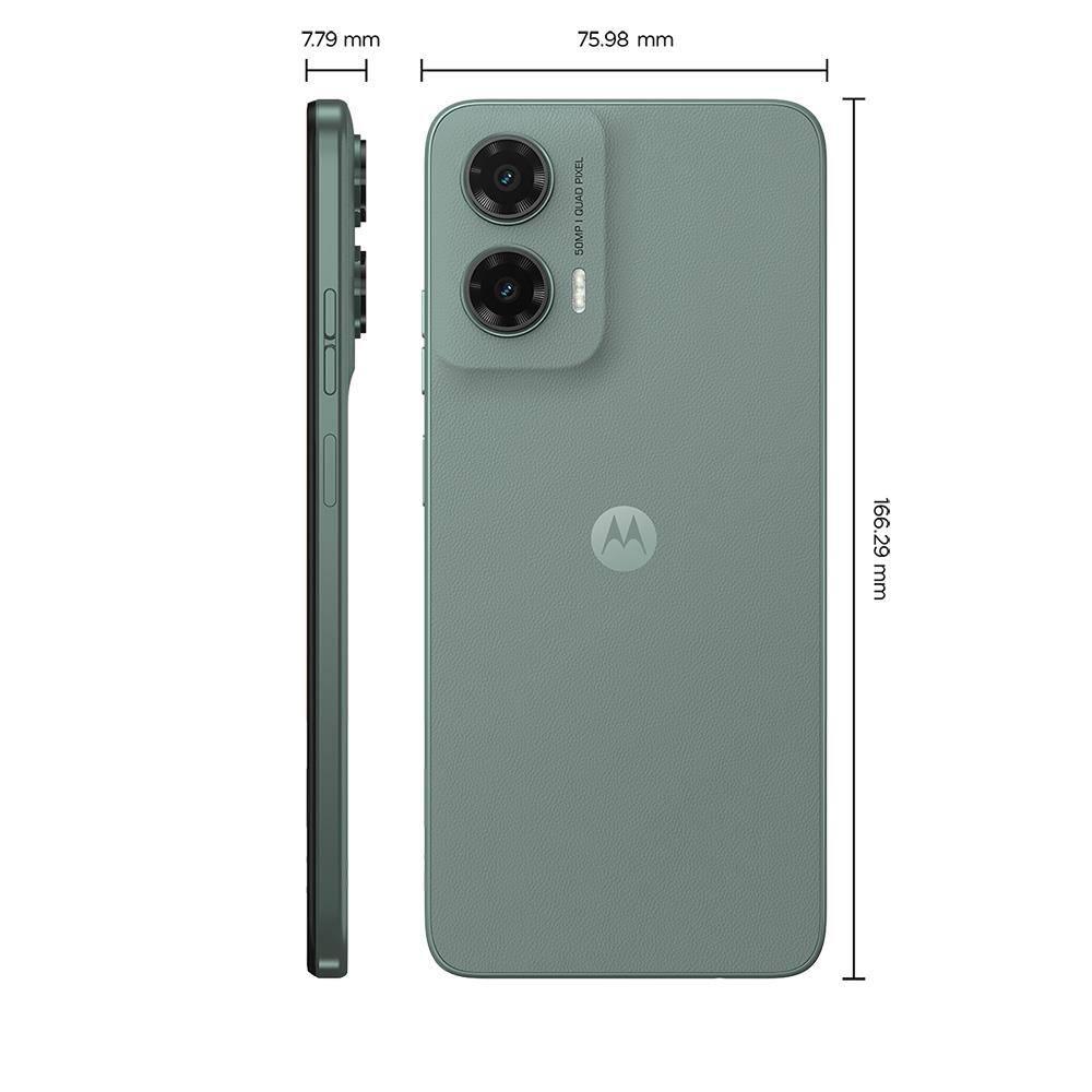 Smartphone Motorola Moto g35 5G Cinza 256GB 4GB RAM + 8GB Ram Boost e Camera 50MP com AI NFC Tela 6.7" com Superbrilho - 6