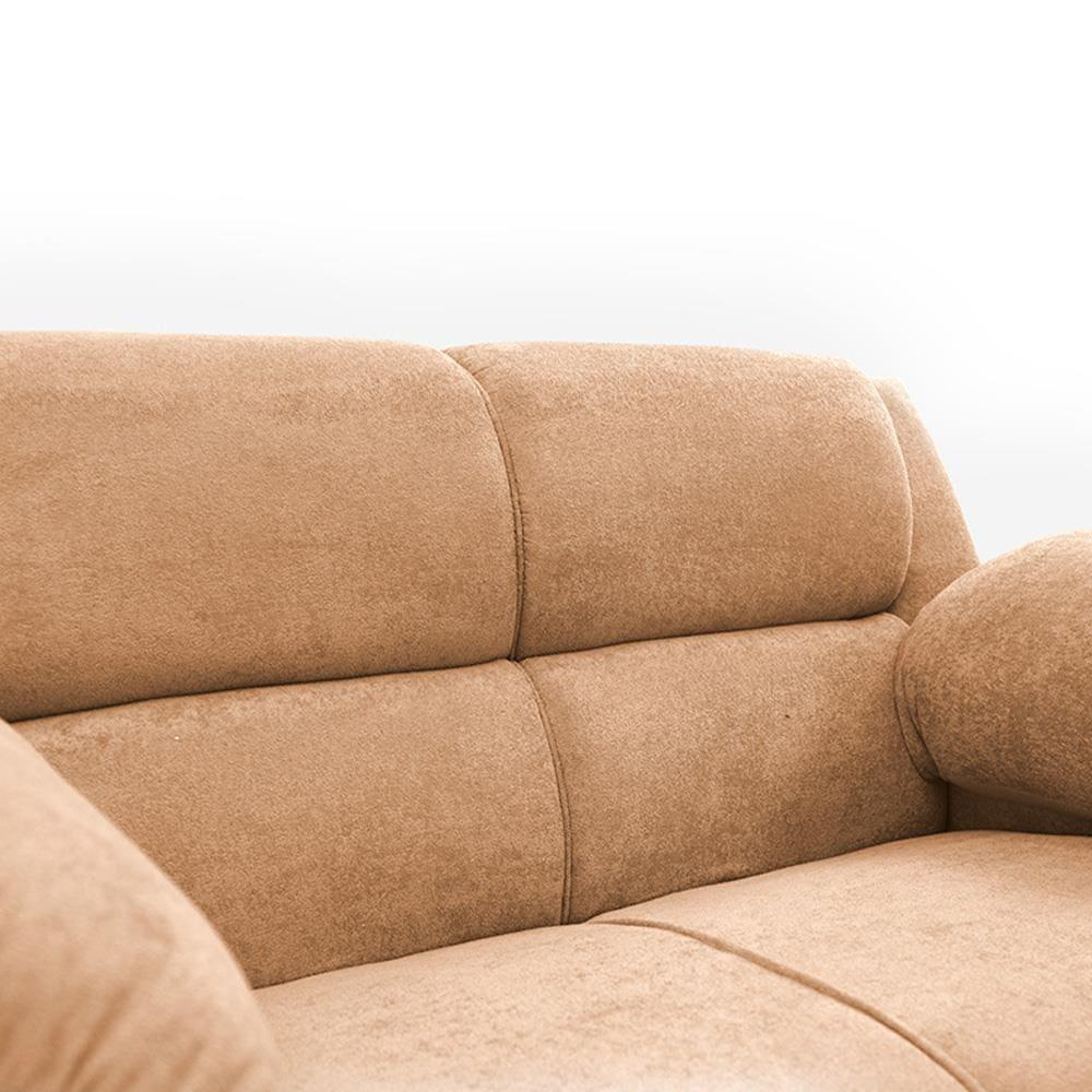 Sofá de 3 e 2 Lugares Cama inBox Paris com 202cm e 152cm de Larguras e Revestidos em Bouclé - 4