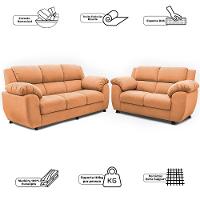 Sofá de 3 e 2 Lugares Cama inBox Paris com 202cm e 152cm de Larguras e Revestidos em Bouclé - 6