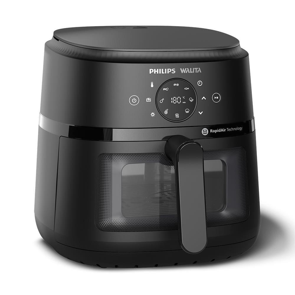 Fritadeira Elétrica Air Fryer Philips Walita 6,2L Série 2000 XL Digital NA230 Sem Óleo 1700W Preta - 2