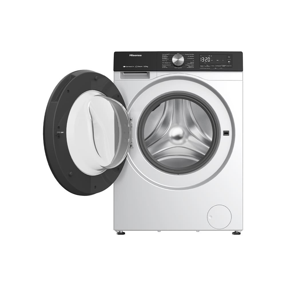 Lava e Seca Hisense Steam WD3S13 13kg/8k Inverter Wi-Fi 13 Programas de Lavagem 3 de Secagem Branca - 2