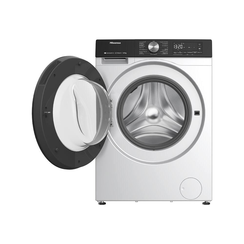 Lava e Seca Hisense Steam WD3S13 13kg/8k Inverter Wi-Fi 13 Programas de Lavagem 3 de Secagem Branca - 6
