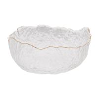 Bowl de Cristal Wolff Taj Martelado com Borda Dourada – 10,5x20,5cm (AxP) - 2