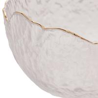 Bowl de Cristal Wolff Taj Martelado com Borda Dourada – 10,5x20,5cm (AxP) - 5