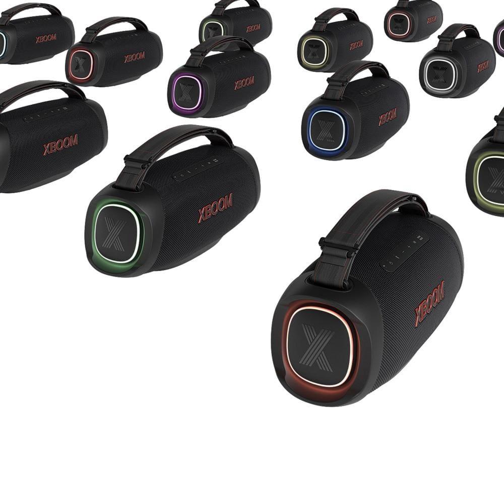 Caixa de Som Portátil LG XBOOM XG8T 60W+60W RMS, Woofer (x1) e Tweeters (x2), Bluetooth, Iluminação Lateral, Até 15 horas de Bateria e Proteção IP67 - 8