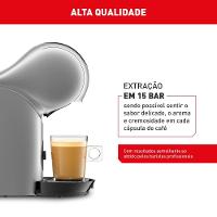Máquina de Café Arno Nescafé Dolce Gusto Genio S Touch DGS4 Multi bebidas, Digital e Automática – Prata