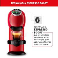 Máquina de Café Arno Nescafé Dolce Gusto Genio S Plus DGS3 Multi bebidas, Digital e Automática – Vermelha - 7