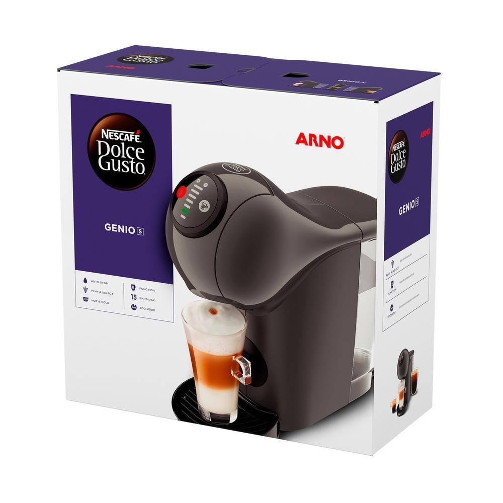 Máquina de Café Arno Nescafé Dolce Gusto Genio Basic DGS5 Multi bebidas, Digital e Automática - Grafite - 8