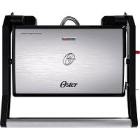 Mini Grill Elétrico Oster OGRL230 2 em 1 com abertura 180° - Inox - 3