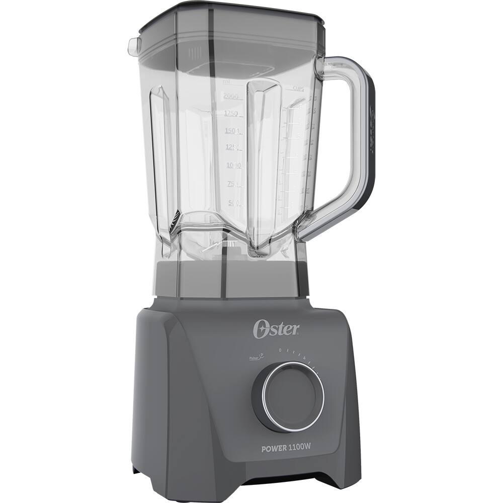 Liquidificador Oster 1100 Full OLIQ606 Cinza com 12 Velocidades - 1.100W - 6