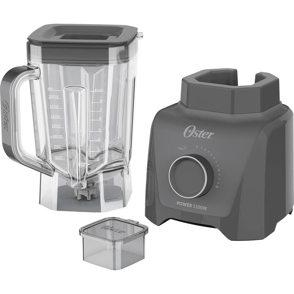 Liquidificador Oster 1100 Full OLIQ606 Cinza com 12 Velocidades - 1.100W - 7