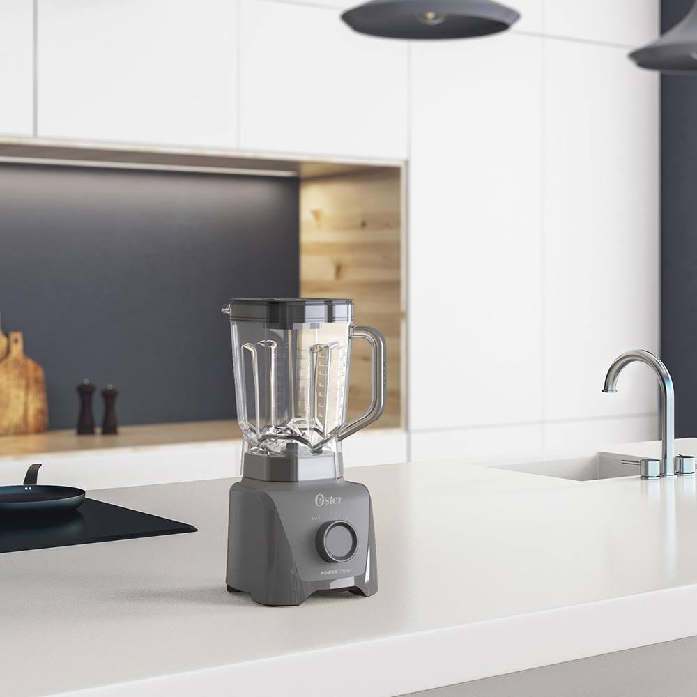 Liquidificador Oster 1100 Full OLIQ606 Cinza com 12 Velocidades - 1.100W - 9