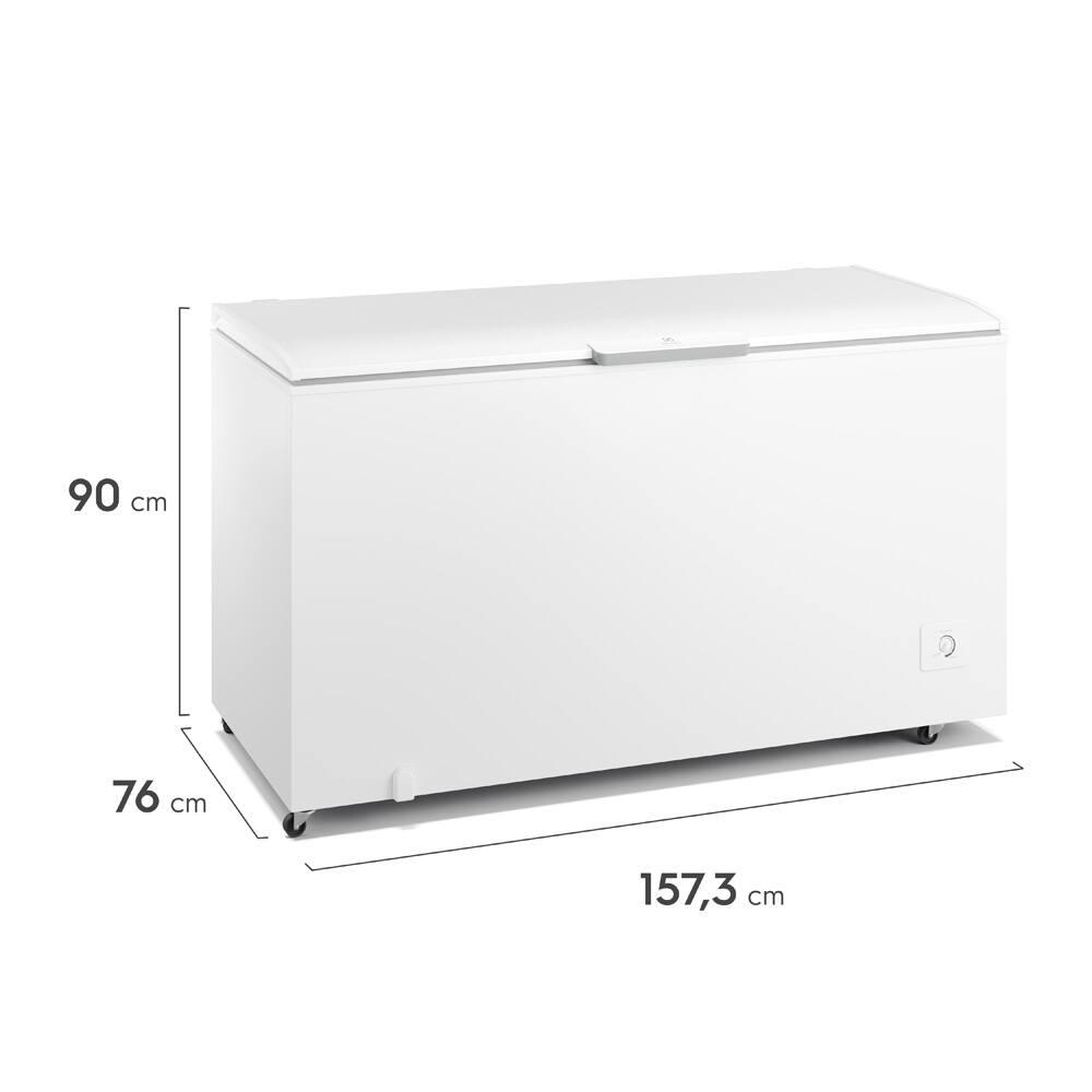Freezer Horizontal Electrolux HI550 com Tecnologia Inverter, Pés com Rodízio, Gás Refrigerante R600a e Degelo Manual Branco – 513 litros - 7