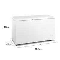 Freezer Horizontal Electrolux HI550 com Tecnologia Inverter, Pés com Rodízio, Gás Refrigerante R600a e Degelo Manual Branco – 513 litros - 7