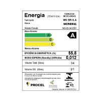 Forno de Micro-ondas Mondial Line MO-02-34-E com Função Manter Aquecido Cinza Espelhado - 34L - 8