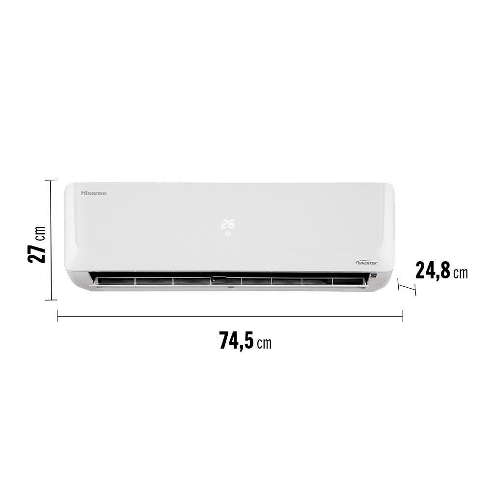 Ar-Condicionado Split Hisense AS-09UW2RLD com Tecnologia Inverter 9.000 BTUs Quente/Frio 220V – Branco - 7
