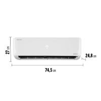 Ar-Condicionado Split Hisense AS-09UW2RLD com Tecnologia Inverter 9.000 BTUs Quente/Frio 220V – Branco - 7