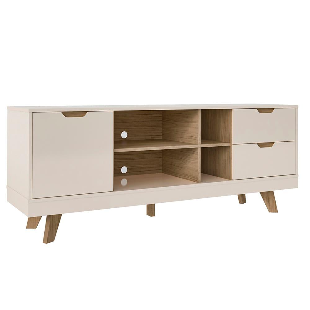 Rack Michigan Artely com 2 gavetas e 4 nichos para TVs de até 65 polegadas - 2