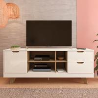Rack Michigan Artely com 2 gavetas e 4 nichos para TVs de até 65 polegadas - 1