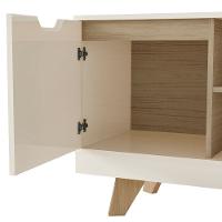 Rack Michigan Artely com 2 gavetas e 4 nichos para TVs de até 65 polegadas - 6