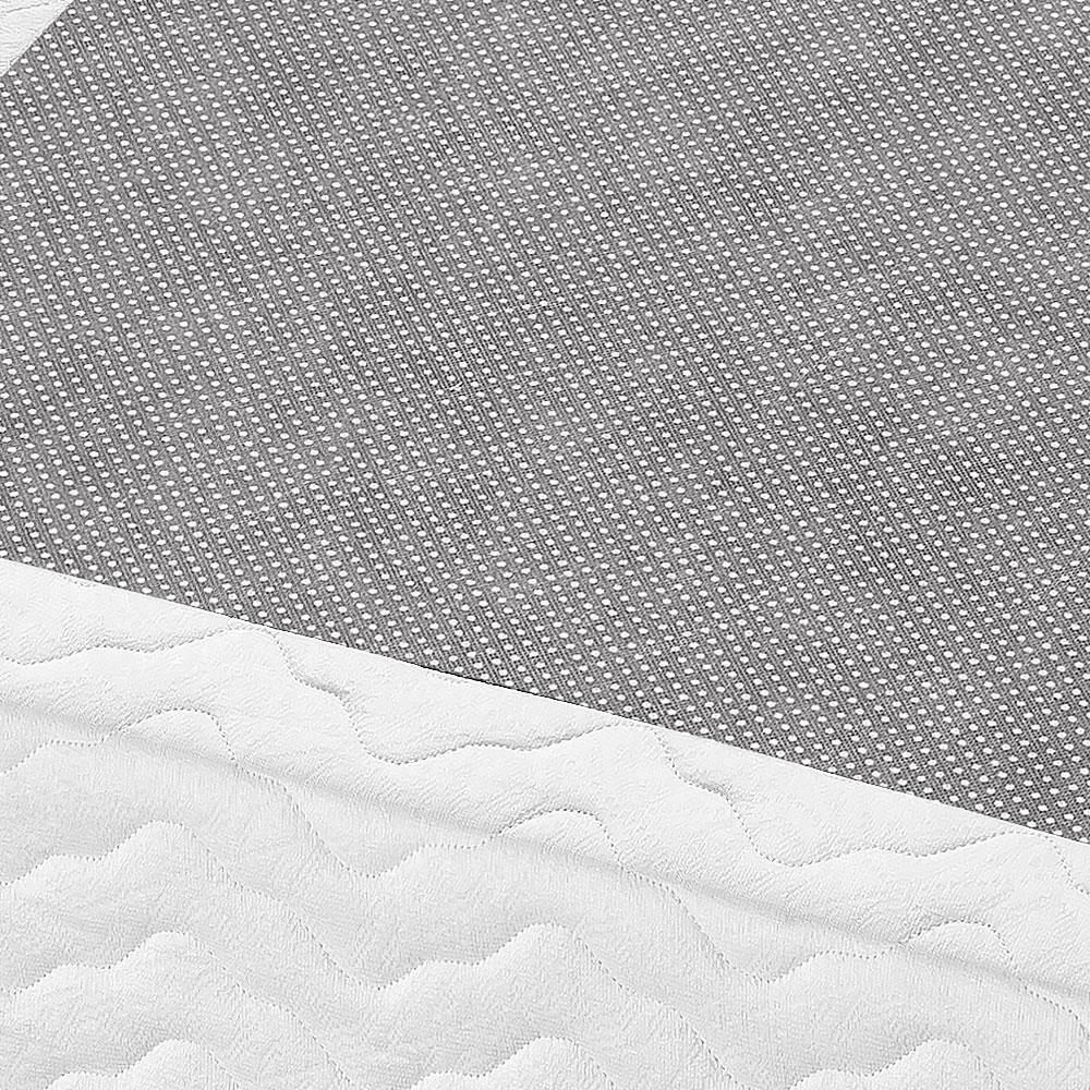 Base Box Queen Size Americanflex Topázio com Revestimento em Tecido Malha 37x158x198cm - Branco - 3