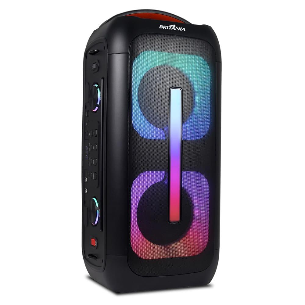 Caixa de Som Britânia BCX6801 com Bluetooth, Iluminação LED, Alça de transporte, Controle Remoto e até 12h de bateria - 650W - 2