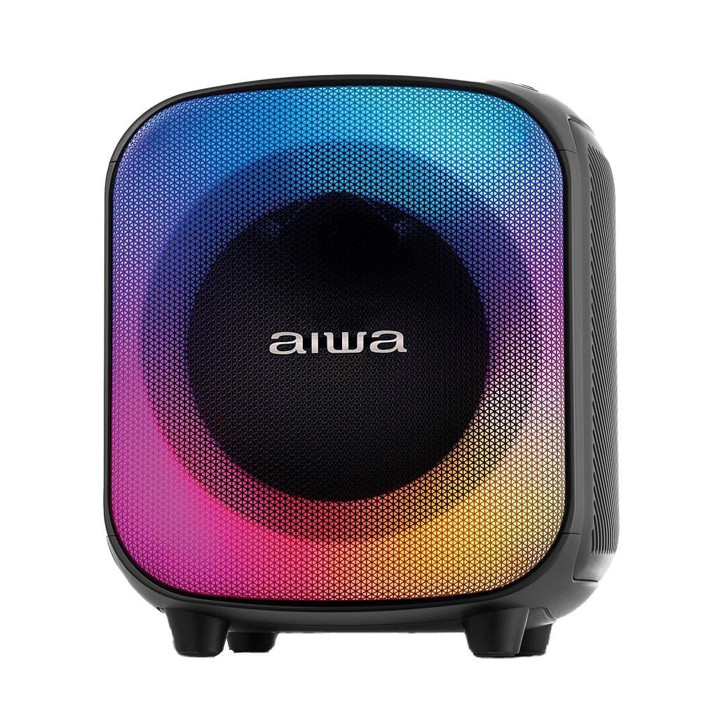 Caixa de Som Partybox Aiwa PB-07 com Bluetooth, Iluminação RGB, Entrada USB, Entrada para Cabo Auxiliar e Entrada para Micro SD - 100W RMS - Bivolt - 1