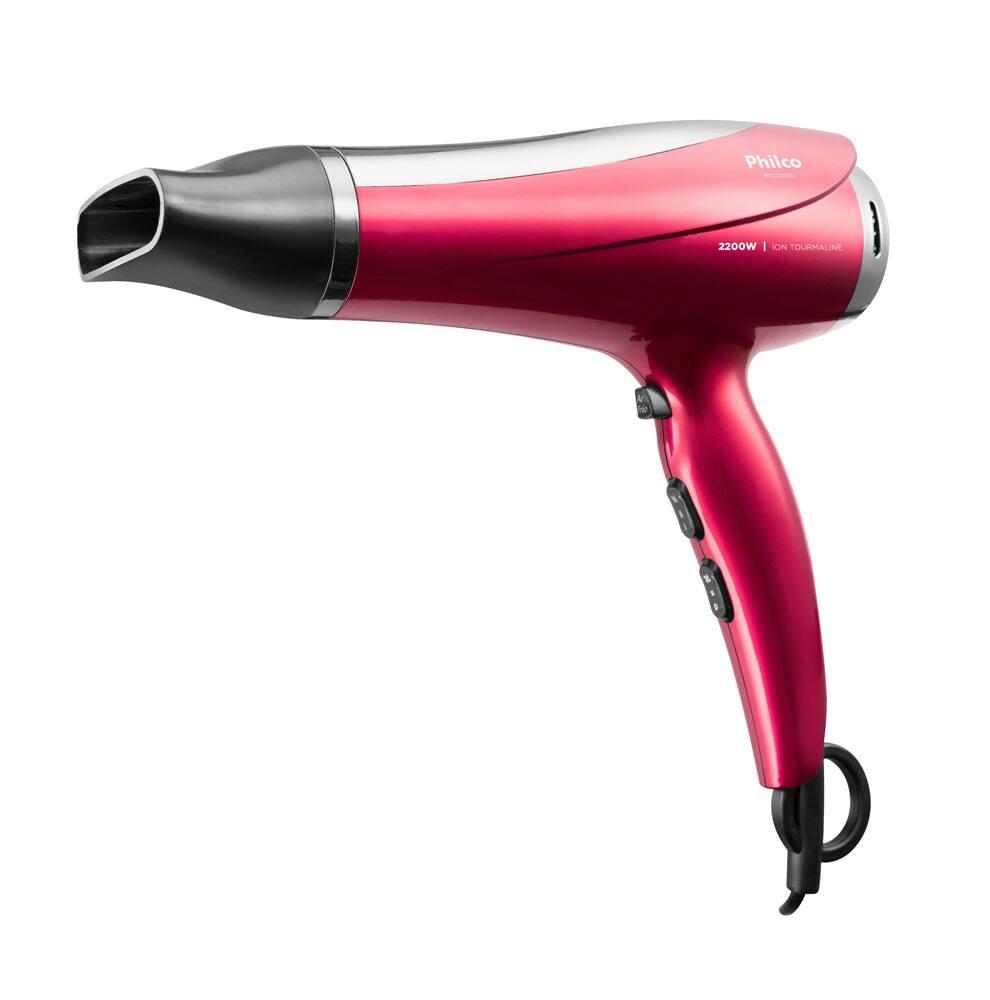 Secador de Cabelos Philco PSC2300 com Motor DC Vermelho 2200W - Bivolt - 2