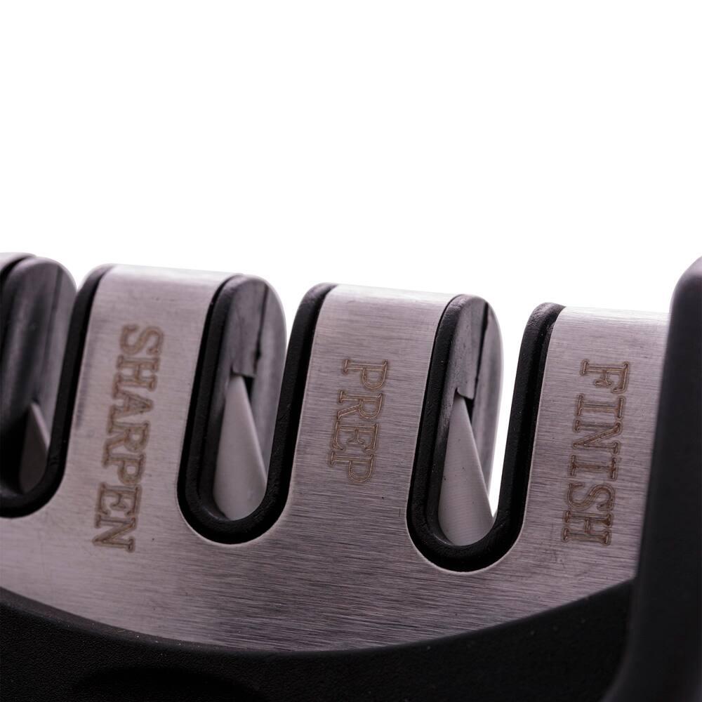 Afiador de Facas Lyor em Aço Inox - Preto - 3