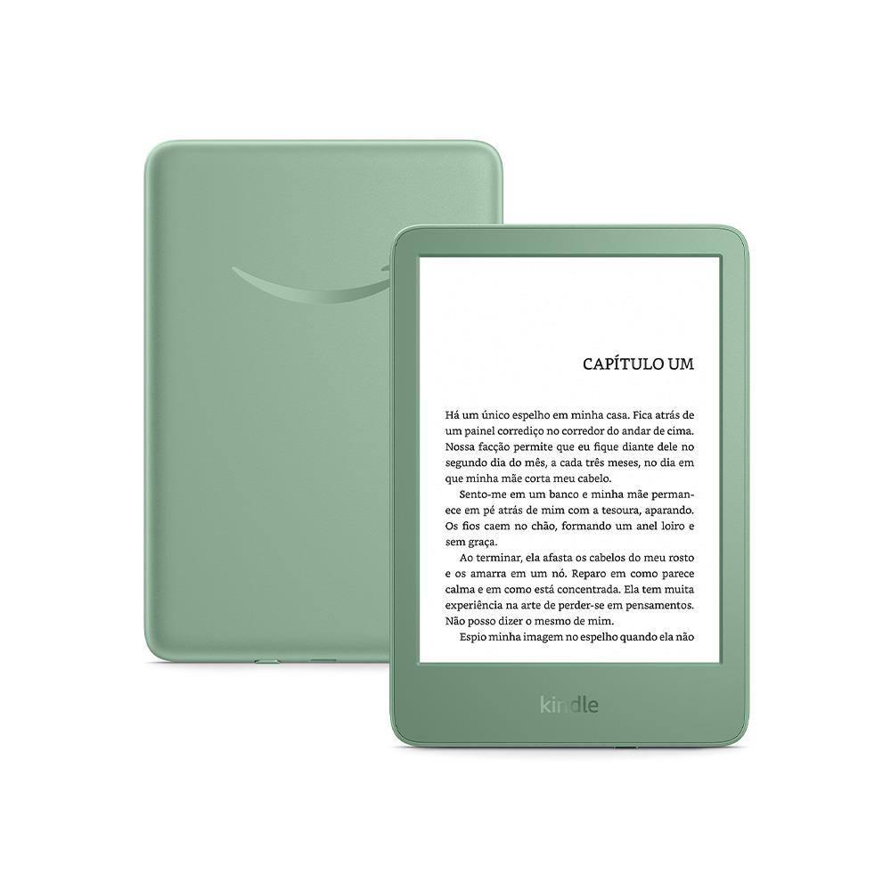 E-Reader Kindle 11ª Geração Amazon com 16GB, Luz integrada e Wi-Fi - Verde - 1