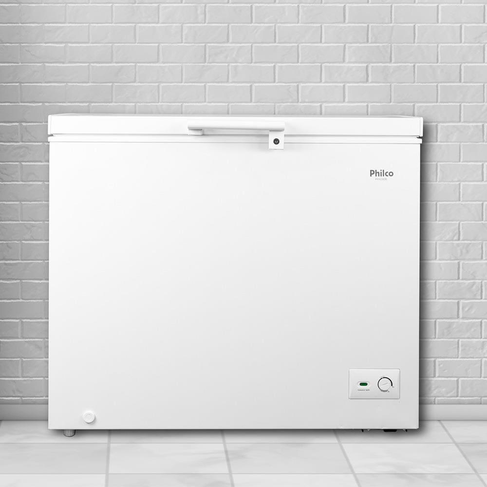 Freezer Horizontal Philco PFH260B Pés com Rodízio, 1 Porta, R600a e Degelo Manual Branco - 253 litros - 8