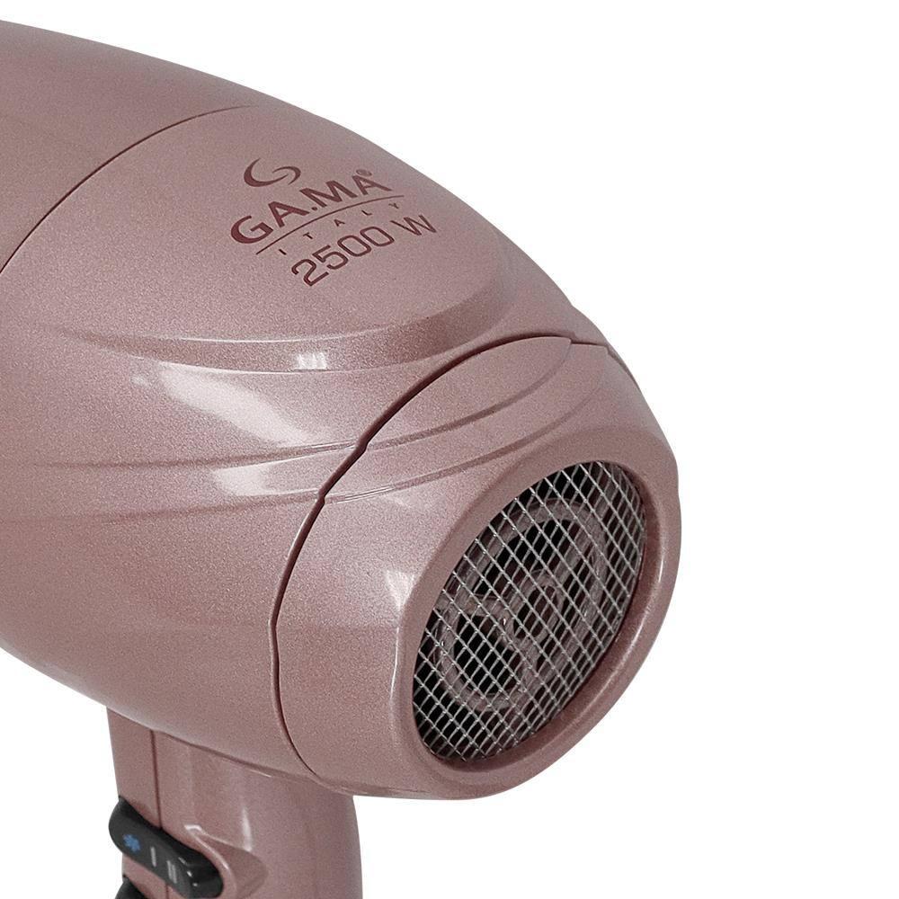 Secador de Cabelos GA.MA Italy Keration 4D Íon Plus 2500W Rose/Preto - Bivolt - 6