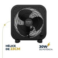 Ventilador Circulador de Ar Britânia BCA25A com 3 Velocidades e 30W de Potência – Preto - 9