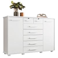 Cômoda Palumoveis Fontana com 7 Gavetas e 2 Portas – 160cm de Largura - 2