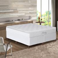 Cama Box King Size Umaflex Italia Jacquard 72x193x204 - Branco - 1