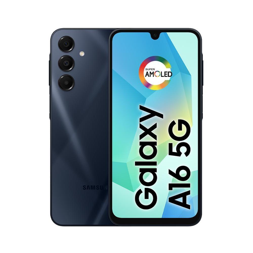 Smartphone Samsung Galaxy A16 5G Azul Escuro, 128GB, 4GB RAM, Câmera de até 50MP, Tela 6.7", NFC, IP54, Bateria 5000 mAh e Processador Exynos 1330 - 2