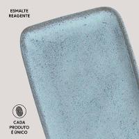 Conjunto de Travessas Retangular Média Porto Brasil Orgânico Breeze 33x13cm - 4 Peças - 4