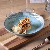 Conjunto com 6 Pratos Fundos Porto Brasil Linhas Breeze em Stoneware 22,5cm – Azul - 3