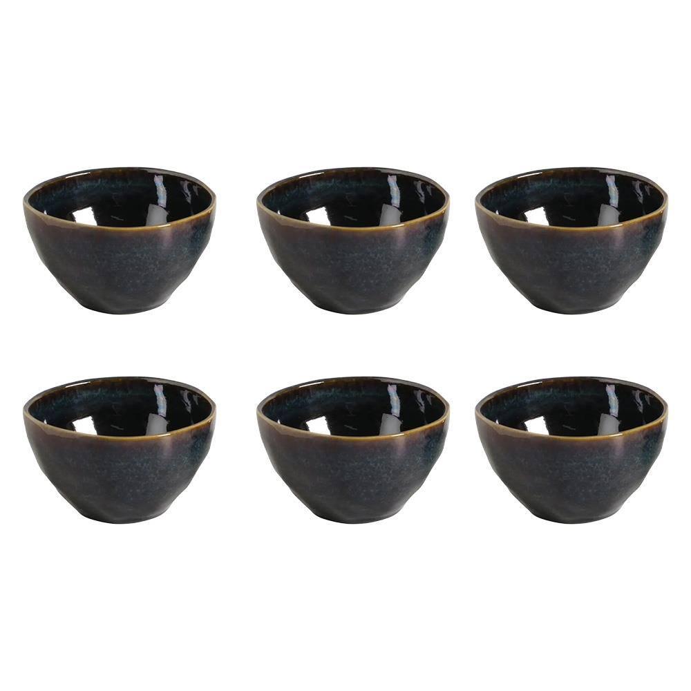 Conjunto de Bowls Orgânicos Oceano Porto Brasil em Stoneware 558ml – 6 Peças - 1