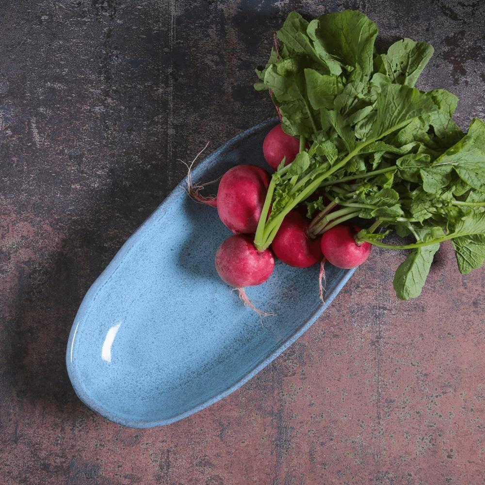 Conjunto de Travessas Oval Funda G Porto Brasil Orgânico Breeze 32x16cm - 4 Peças - 2