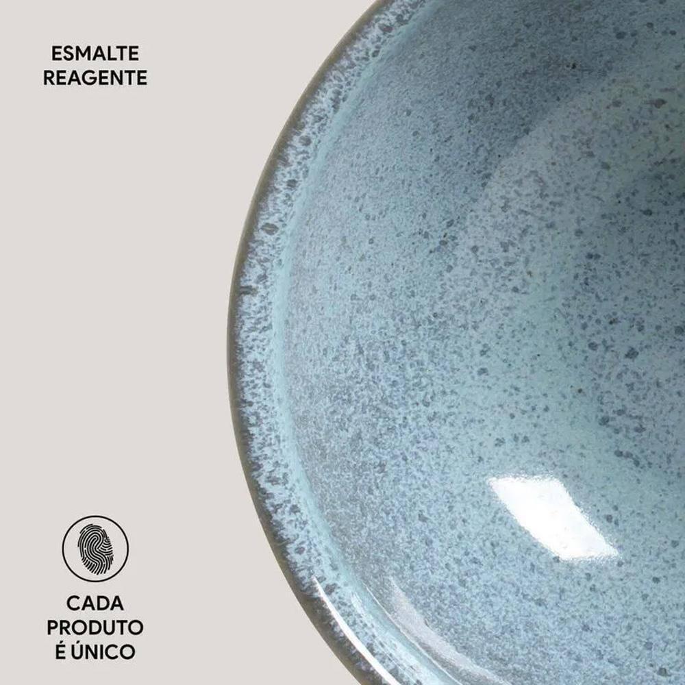 Conjunto de Cumbucas Porto Brasil Coup Stoneware Breeze 360ml - 6 Peças - 5