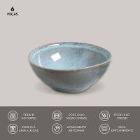 Conjunto de Cumbucas Porto Brasil Coup Stoneware Breeze 360ml - 6 Peças - 3